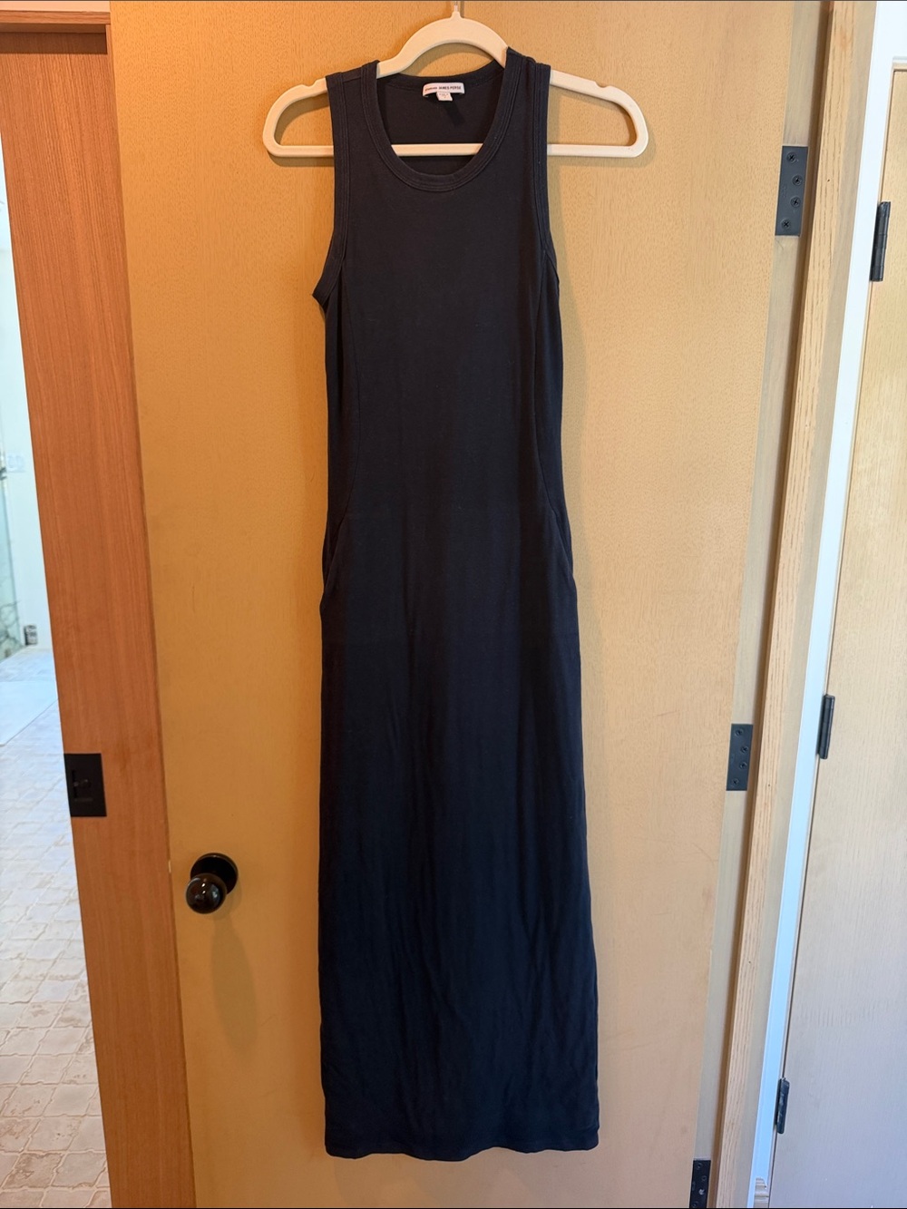 James Perse navy Sleeveless Maxi Tank Dress